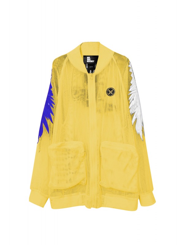 CHAQUETA DE MALLA MWM ALAS BORDADAS