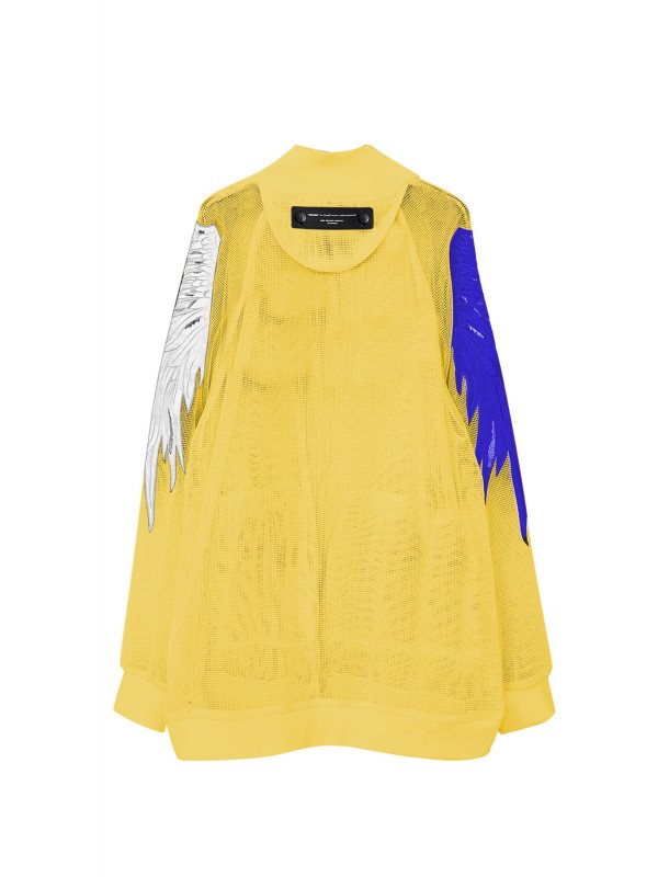 CHAQUETA DE MALLA MWM ALAS BORDADAS