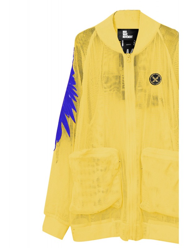 CHAQUETA DE MALLA MWM ALAS BORDADAS