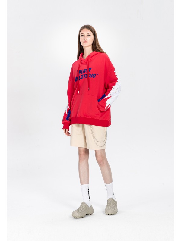 SUDADERA CON CAPUCHA MWM ALAS BORDADAS