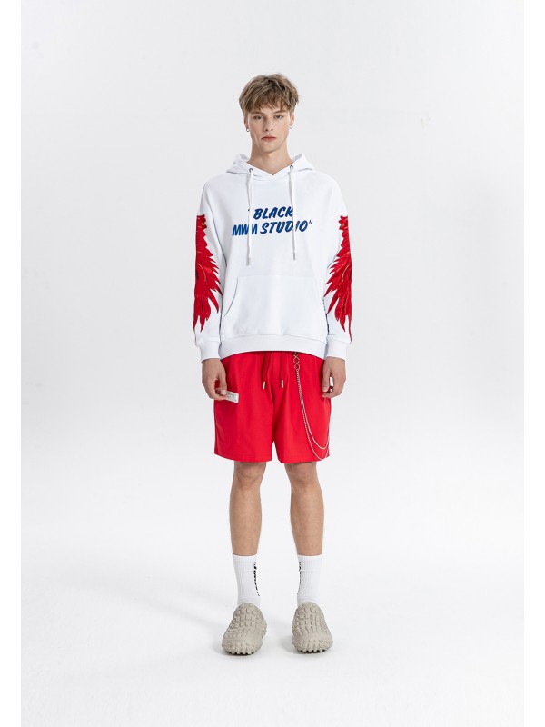 SUDADERA CON CAPUCHA MWM ALAS BORDADAS