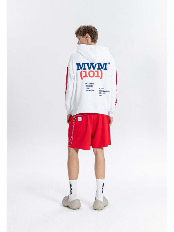 SUDADERA CON CAPUCHA MWM ALAS BORDADAS