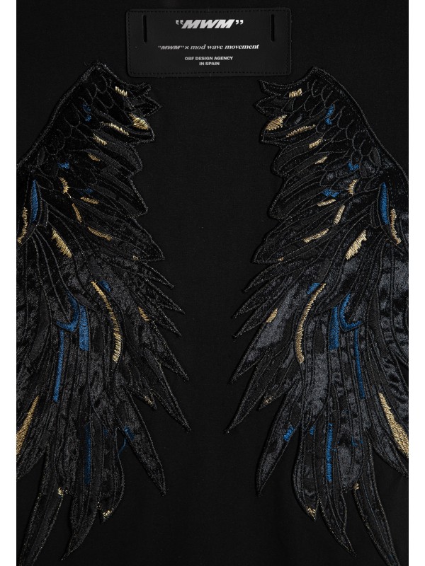 CAMISETA MWM ALAS BORDADAS