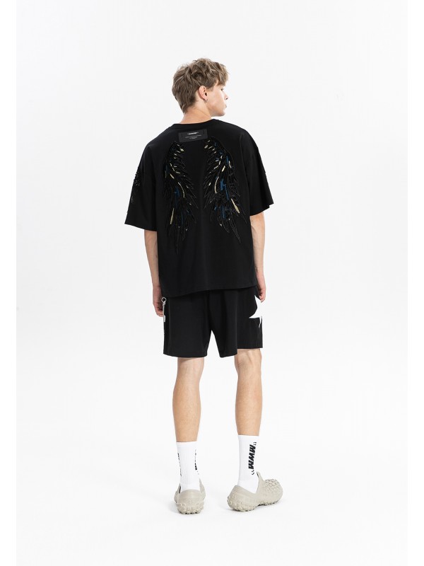 CAMISETA MWM ALAS BORDADAS