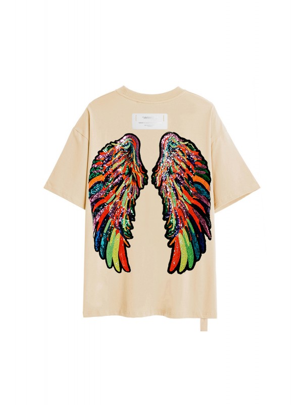 CAMISETA MWM ALAS DE LENTEJUELAS