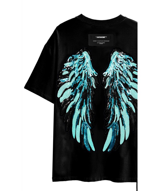 CAMISETA MWM ALAS DE LENTEJUELAS