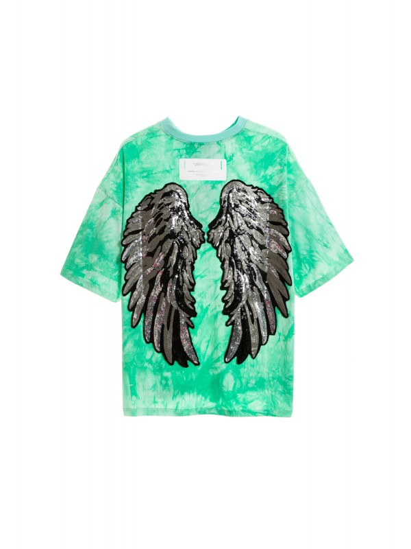 CAMISETA MWM ALAS DE LENTEJUELAS