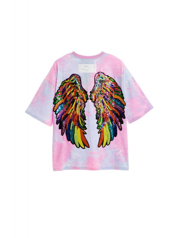 CAMISETA MWM ALAS DE LENTEJUELAS