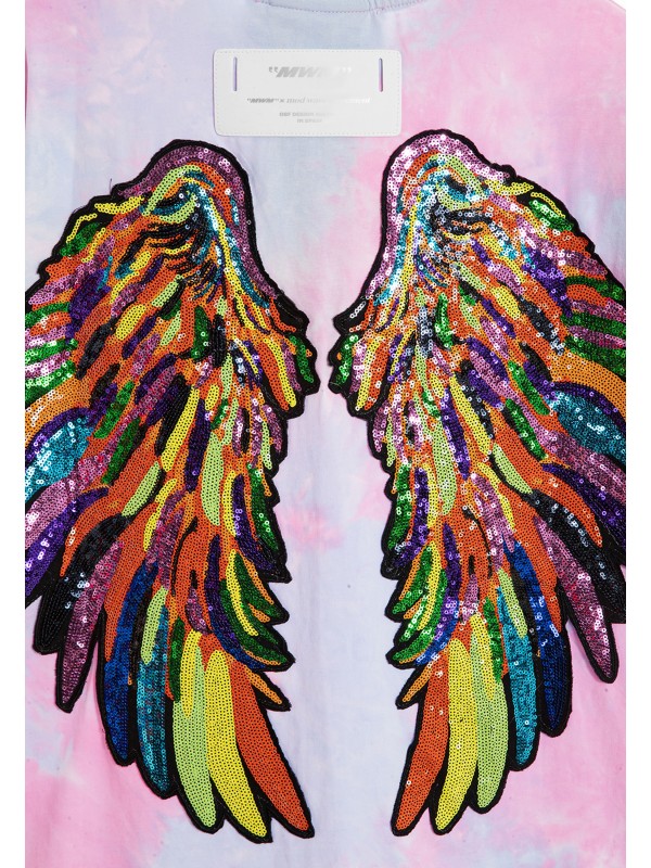 CAMISETA MWM ALAS DE LENTEJUELAS