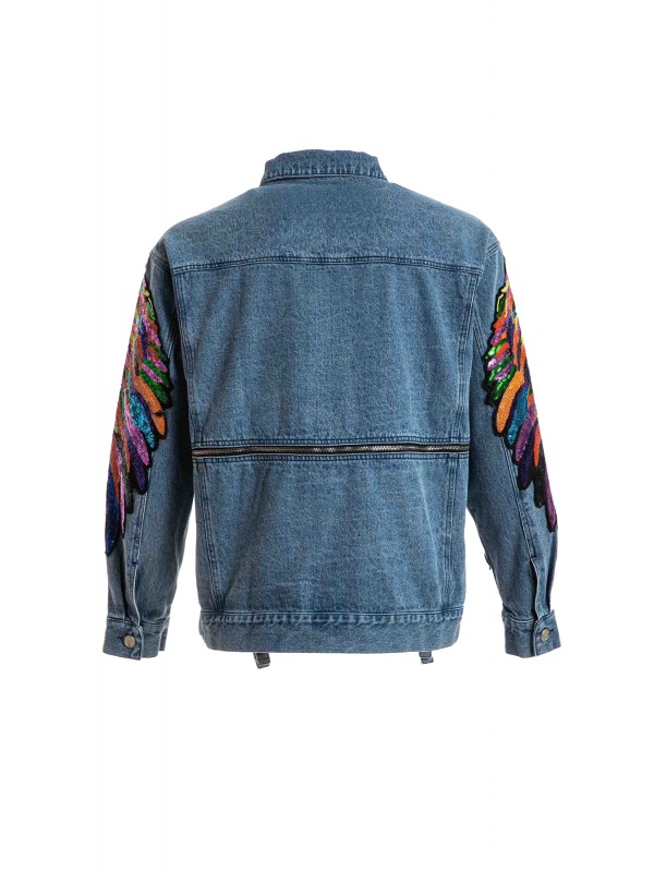 CHAQUETA MWM ALAS DE LENTEJUELAS