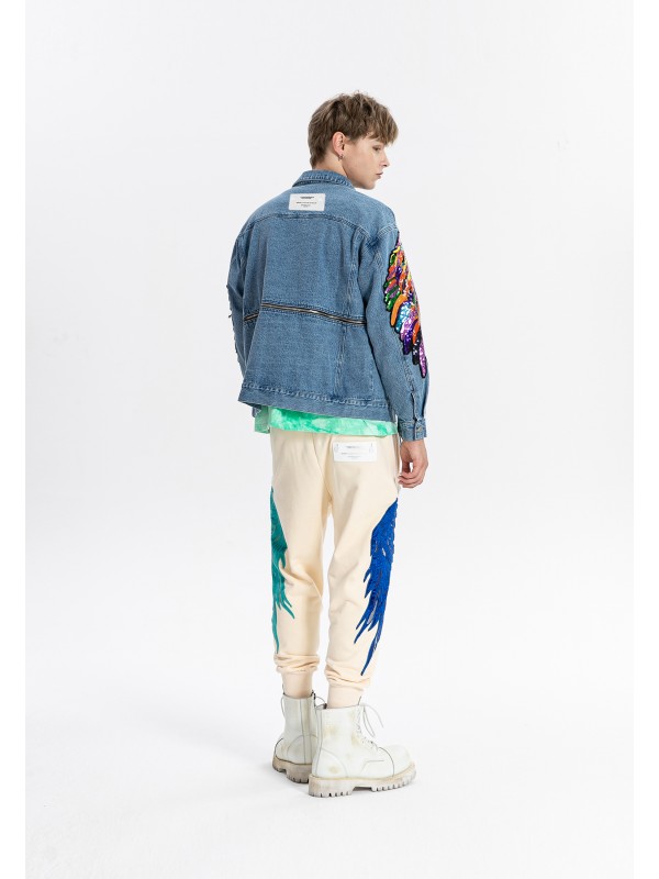 CHAQUETA MWM ALAS DE LENTEJUELAS