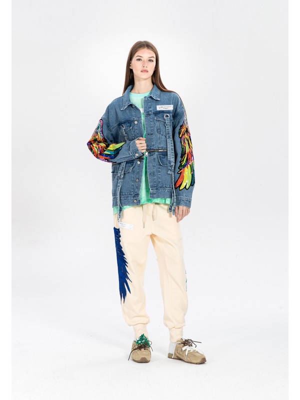 CHAQUETA MWM ALAS DE LENTEJUELAS