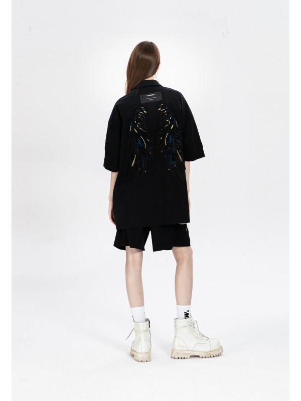 CHAQUETA MWM ESTRELLAS Y ALAS BORDADAS