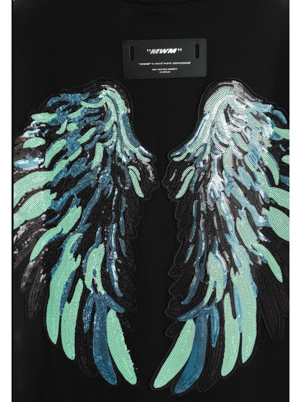 CAMISETA MWM ALAS DE LENTEJUELAS