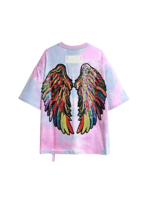 CAMISETA MWM ALAS DE LENTEJUELAS