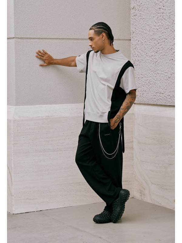 MWM KNIT PANTS WITH CHAIN