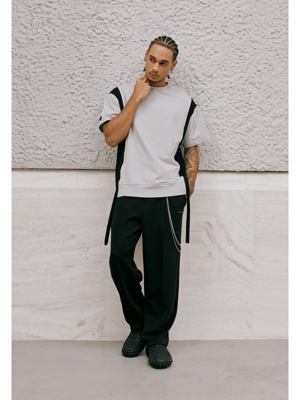 MWM KNIT PANTS WITH CHAIN