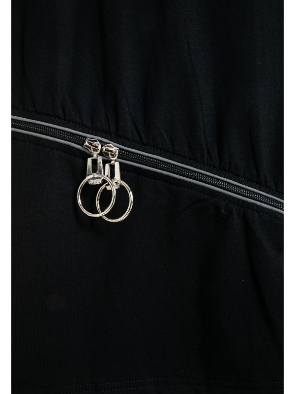 MWM ZIP DETAIL T-SHIRT