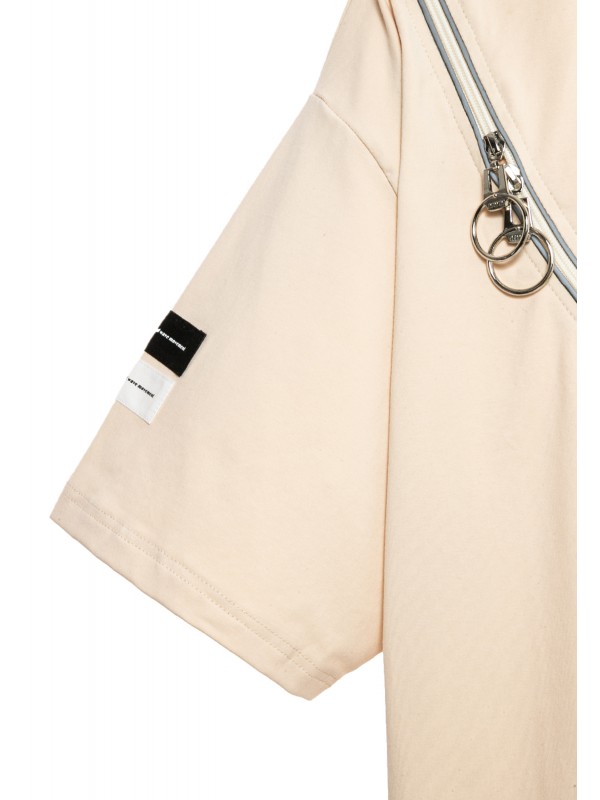 MWM ZIP DETAIL T-SHIRT