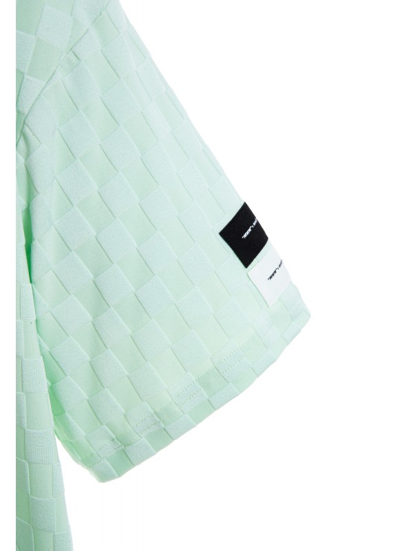 MWM SQUARE PATTERN SOFT FABRIC T-SHIRT