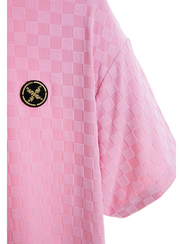 MWM SQUARE PATTERN SOFT FABRIC T-SHIRT