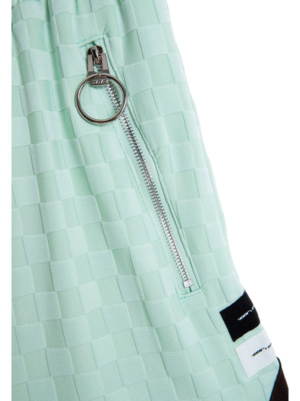 MWM SQUARE PATTERN SOFT FABRIC SHORTS