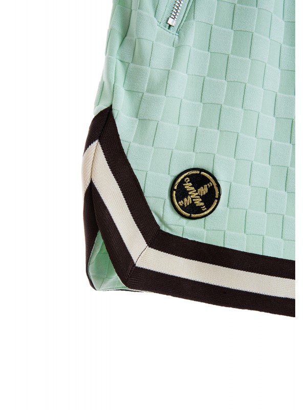 MWM SQUARE PATTERN SOFT FABRIC SHORTS