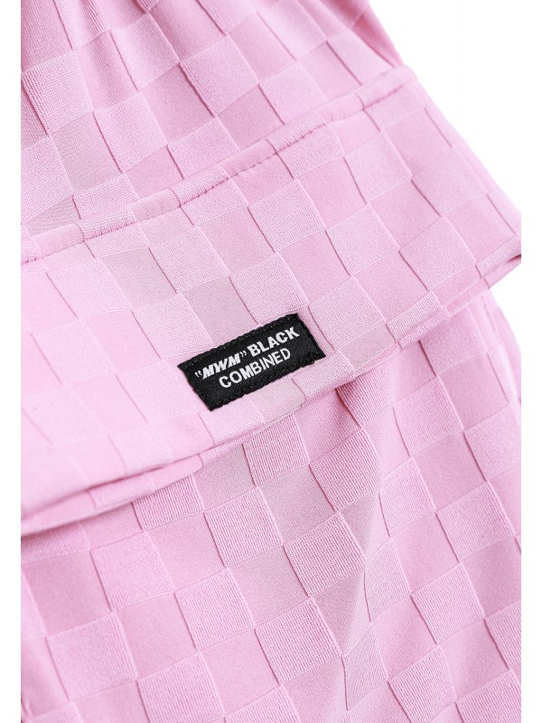 MWM SQUARE PATTERN SOFT FABRIC SHORTS