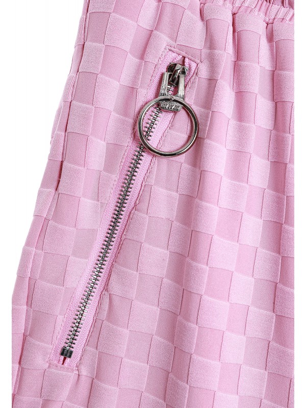 MWM SQUARE PATTERN SOFT FABRIC SHORTS