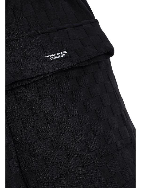 MWM SQUARE PATTERN SOFT FABRIC SHORTS