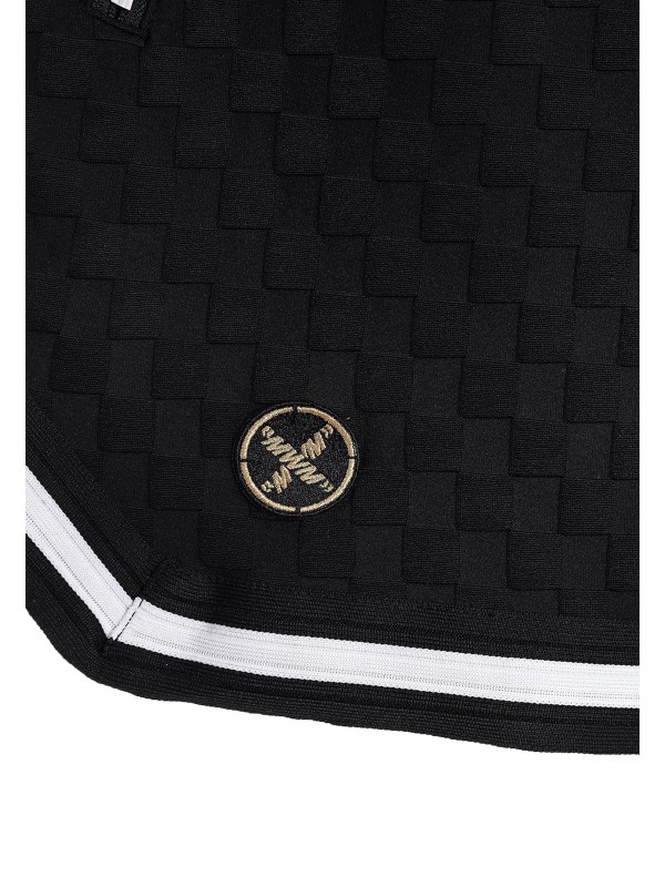 MWM SQUARE PATTERN SOFT FABRIC SHORTS