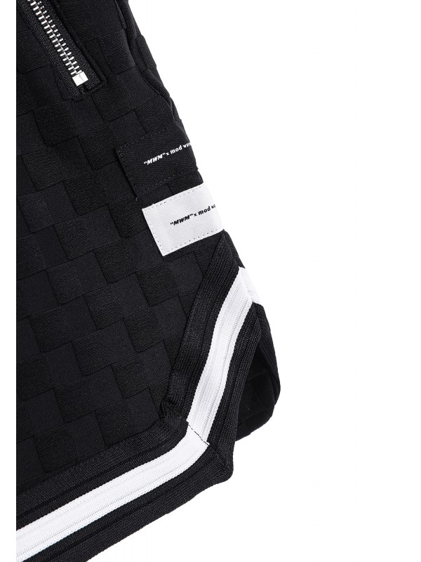 MWM SQUARE PATTERN SOFT FABRIC SHORTS