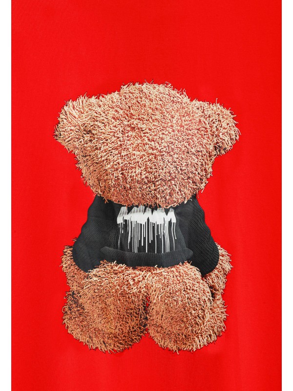 MWM TEDDY BEAR PRINT OVERSIZED T-SHIRT