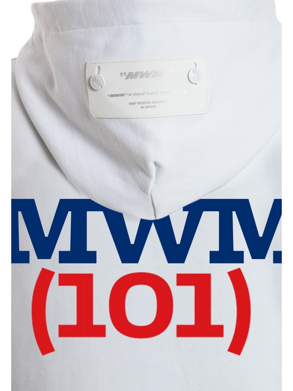 SUDADERA CON CAPUCHA MWM ALAS BORDADAS