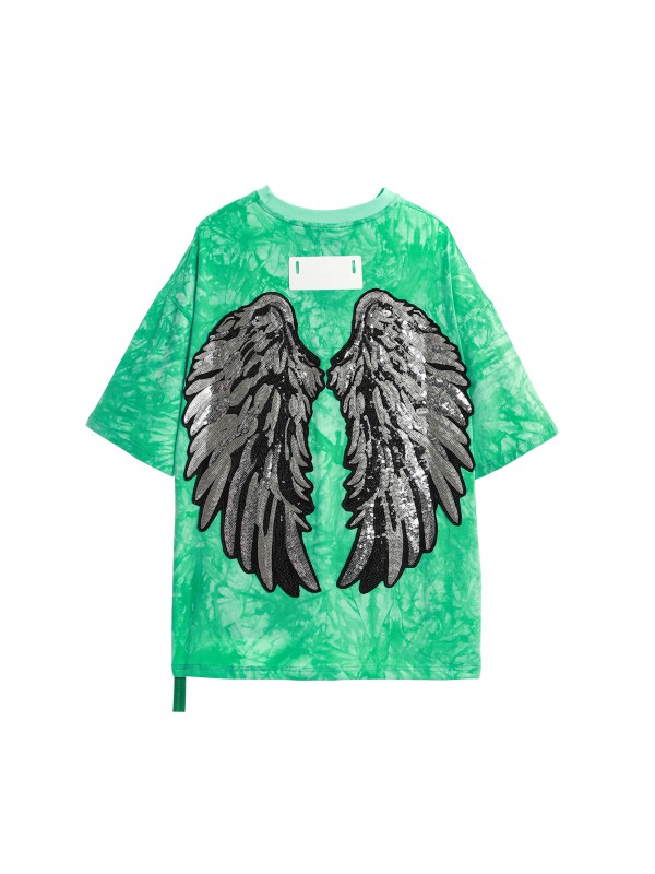 CAMISETA MWM ALAS DE LENTEJUELAS