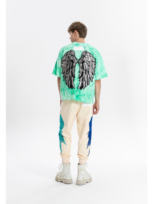 CAMISETA MWM ALAS DE LENTEJUELAS