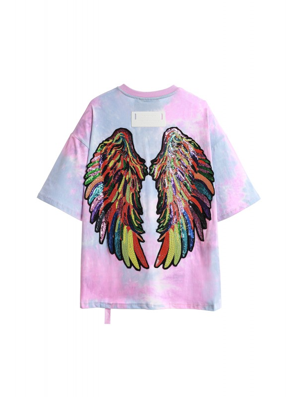 CAMISETA MWM ALAS DE LENTEJUELAS