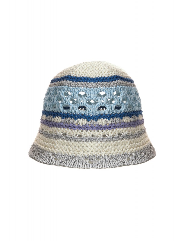 MWM WICKER STRIPED BUCKET HAT