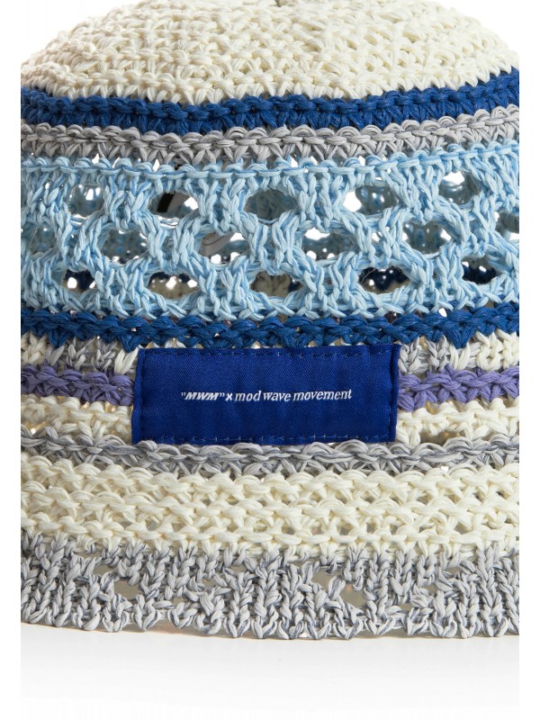 MWM WICKER STRIPED BUCKET HAT