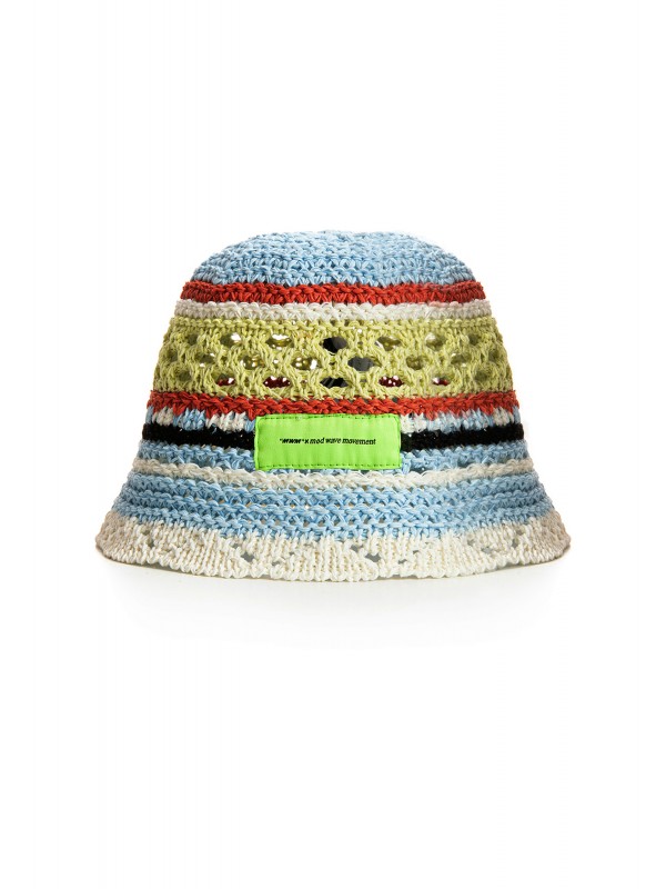 MWM WICKER STRIPED BUCKET HAT