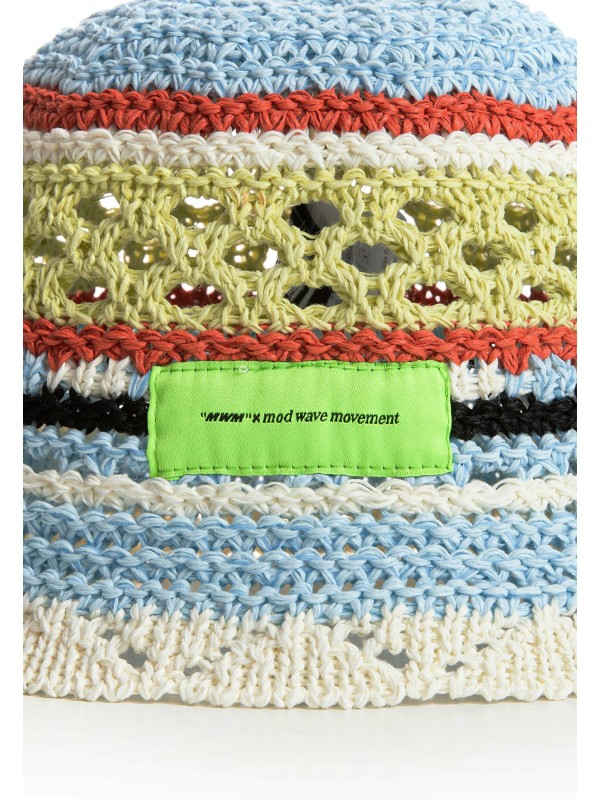 MWM WICKER STRIPED BUCKET HAT