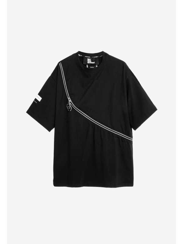 MWM ZIP DETAIL T-SHIRT