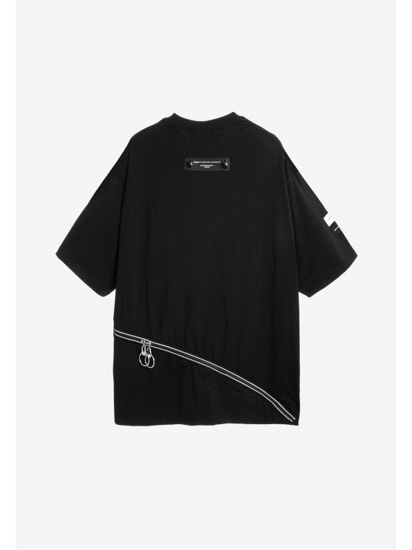 MWM ZIP DETAIL T-SHIRT