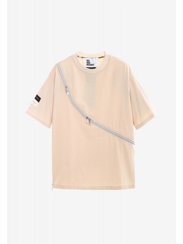 MWM ZIP DETAIL T-SHIRT
