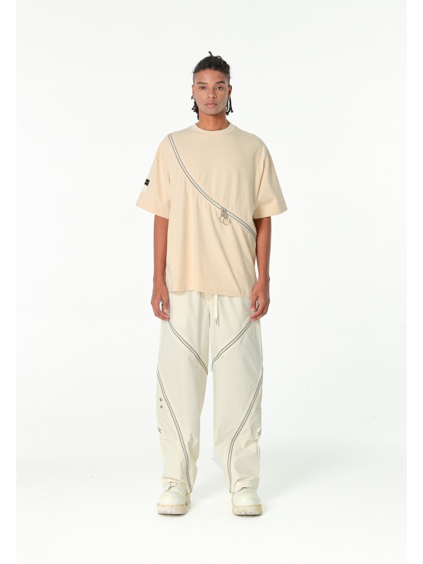 MWM ZIP DETAIL T-SHIRT