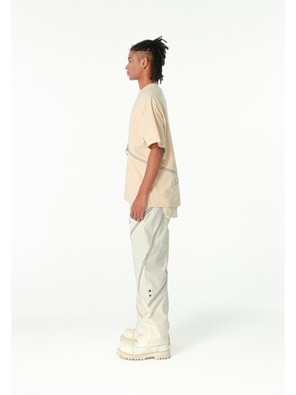 MWM ZIP DETAIL T-SHIRT