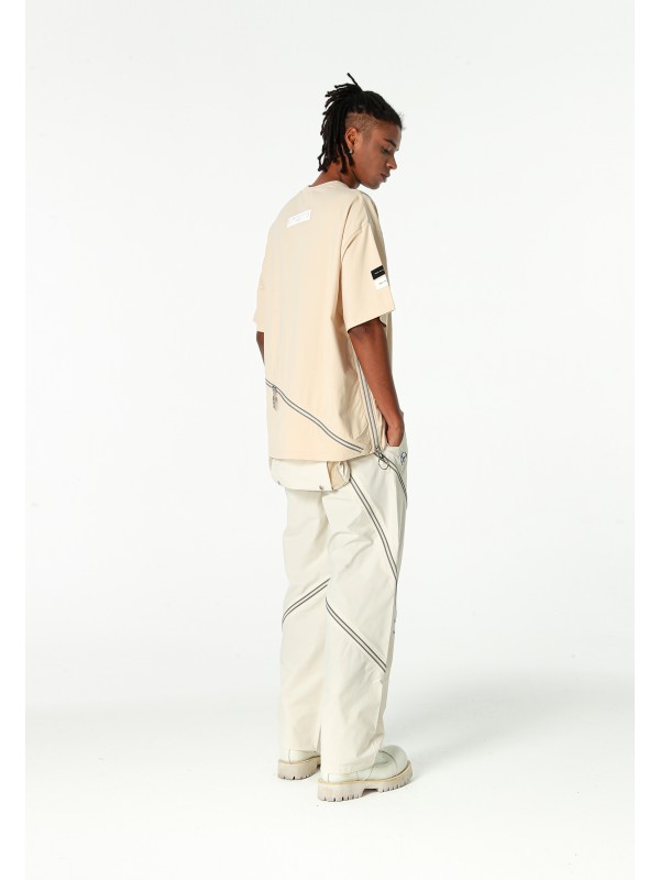 MWM ZIP DETAIL T-SHIRT