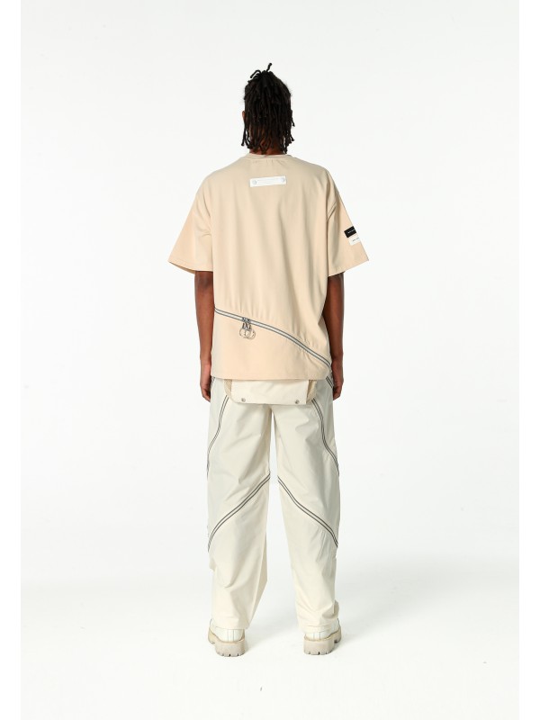 MWM ZIP DETAIL T-SHIRT