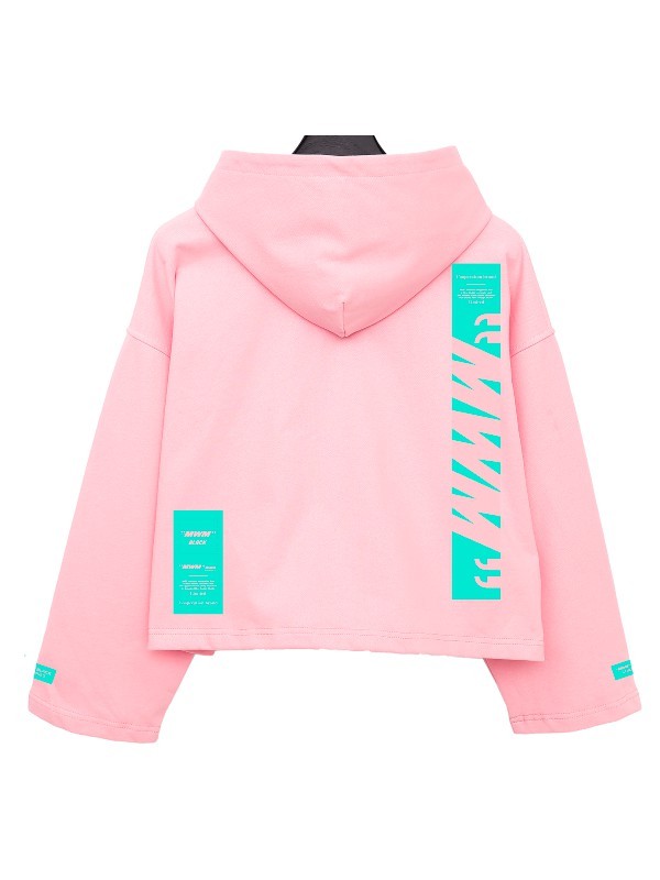 BASIC CROPPED HOODIE
