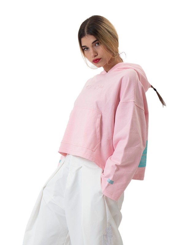 BASIC CROPPED HOODIE